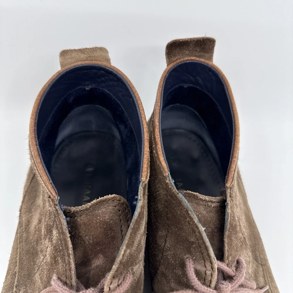 Cole Haan Chukka Ankle Boots Suede Men's 12M Brown C26393 Boho Streetwear